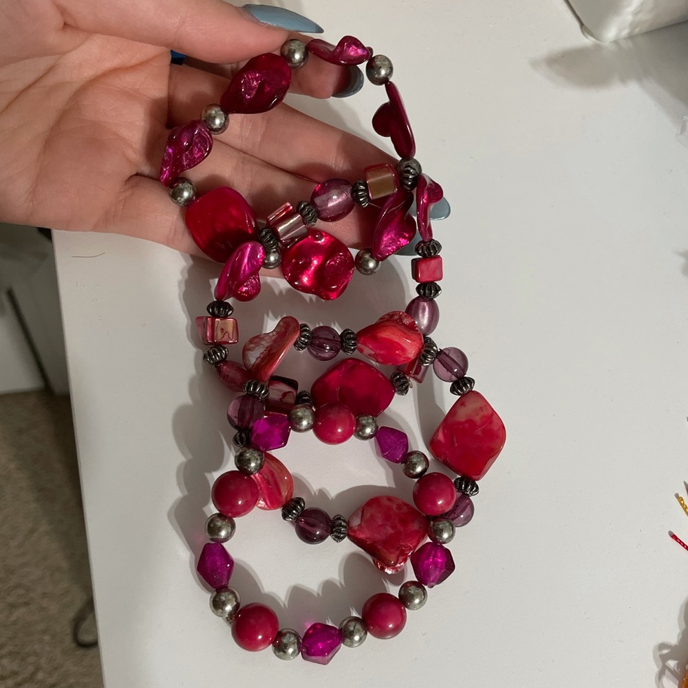 pink bracelet bundle !